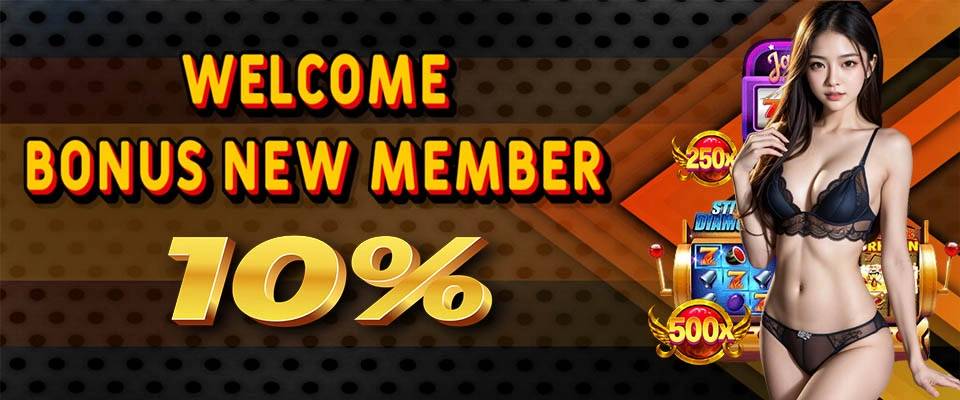 WELCOME BONUS NEW MEMBER 10% - AZGAMING388